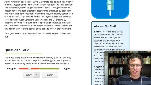 The IDRlabs Fascism Test - Zaklog the Fascist? смотреть онлайн