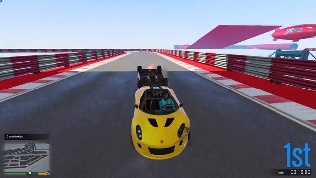 1000% IMPOSSIBLE ROCKET CAR CHALLENGE IN GTA 5 смотреть онлайн