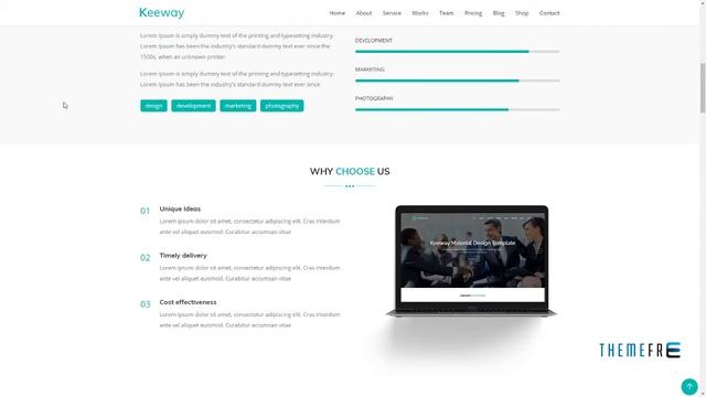 Keeway - Digital Agency One page WordPress Theme Timour Takuma смотреть онлайн