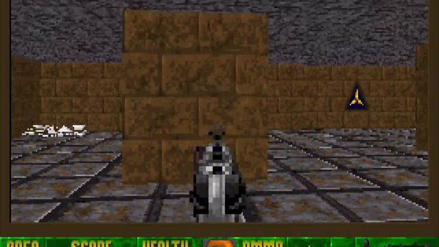 Rise Of The Triad: Wolfenstein 3D Part II - E1M2 [Wolfenstein 3D Mod] (2015) [MS-DOS]