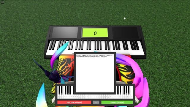 Playing Giorno's Theme on Roblox Piano смотреть онлайн