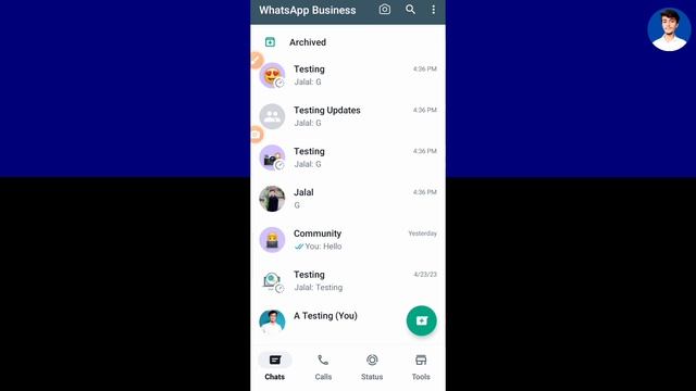 WhatsApp new update || WhatsApp bottom navigation bar || WhatsApp new design update смотреть онлайн