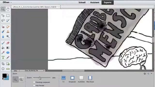 Lefloid Speedpainting mit Photoshop Elements (Originalzeit ca. 3,5 h) смотреть онлайн