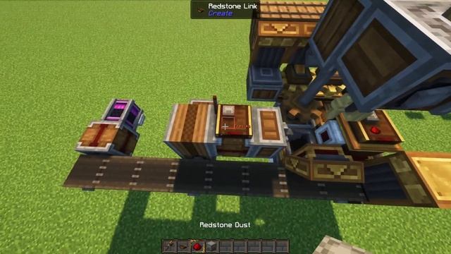 Minecraft Create - Auto-Sorting Storage System!