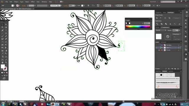 Adobe Illustrator. Иллюстрации для микростоков. Blob Brush для EPS 8. (Борис Поташник, Creativshik)