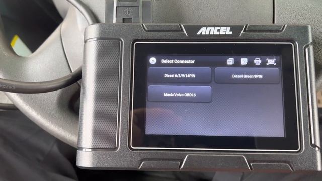 ANCEL HD3300 DPF Regeneration Heavy Duty Truck Diagnostic Scanner Test On Isuzu  |ANCEL