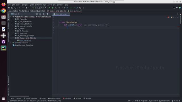 Python for Network Engineers: Classes and Objects Introduction | create device class and attributes смотреть онлайн