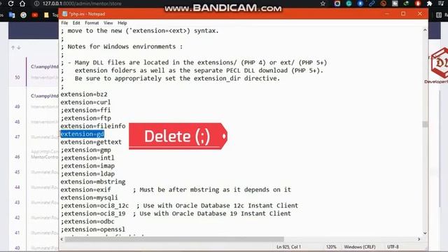 How to Solve || GD Library extension not available with this PHP installation Laravel xampp server смотреть онлайн