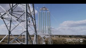 Монтаж провода ВЛ 330 кВ через Днепр