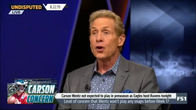 Undisputed | Shannon REACT to Wentz not expected to play in preseason as Eagles host Ravens tonight смотреть онлайн
