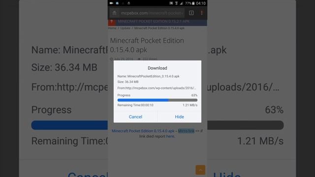 Minecraft Pocket Edition Free 0.15.4.0 APK Download смотреть онлайн