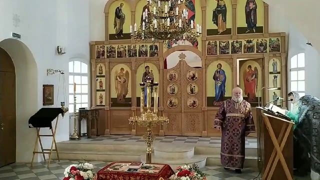 Великая суббота. Часы. Вечерня с Литургией Василия Великого (18.04.2020) ч.1 смотреть онлайн