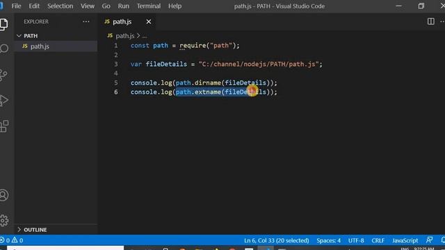 Path Module in Node.js | Get File Info in Node.js смотреть онлайн