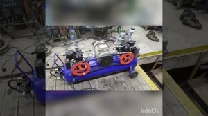 Компрессор на ДВЕ! головы зил 130, с водяным охлаждением!