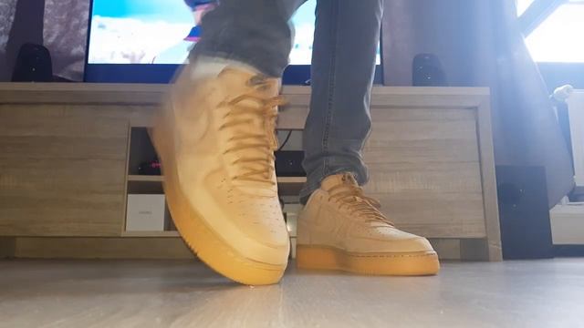 Nike Air Force 1 '07 WB Low Flax Unboxing Flax/light Brown