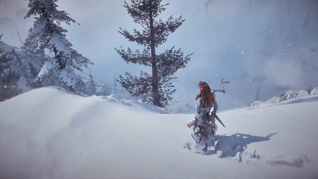 Horizon Zero Dawn Frozen Wilds chilling walk and sightseeing смотреть онлайн