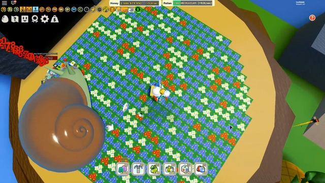 Охотник за улитками в Bee Swarm Simulator смотреть онлайн