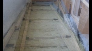 Обустройство лоджии (часть - 1). Как сделать пол на лоджии (балконе).