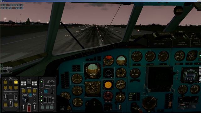 X-plane | Felis | Tu-154M | Ту -154М | Подробный запуск | полет по НВУ| URRR - UUEE смотреть онлайн