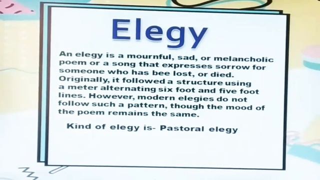 poetry and its forms/ lyric ,epic , ballad, elegy, ode, sonnet смотреть онлайн