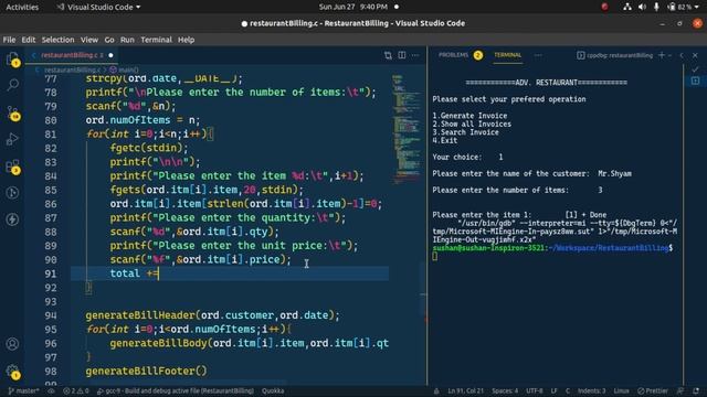 C PROGRAMMING PROJECT || RESTAURANT BILLING SOFTWARE IN C PROGRAMMING смотреть онлайн