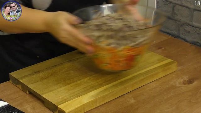 Салат с куриными пупочками. Корейская кухня. Простой рецепт, но очень вкусно. смотреть онлайн