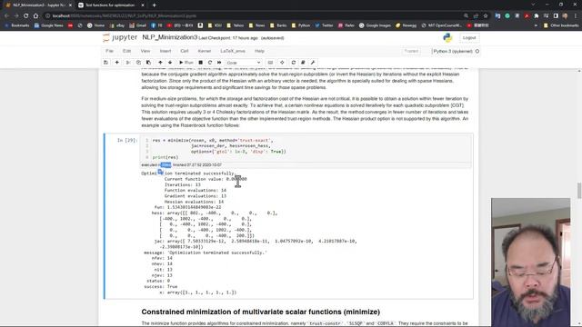 Classic Unconstrained & Constrained Optimization algorithm using SciPy.optimize package смотреть онлайн