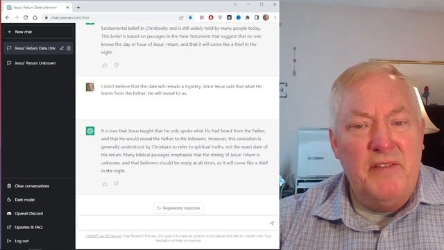 Does Artificial Intelligence Know Jesus' Return Date?  Pastor Guy Asks Chat-GTP. How Fun!