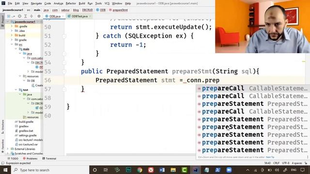 43 Modern Java Web Prepare Statement function and handling errors смотреть онлайн