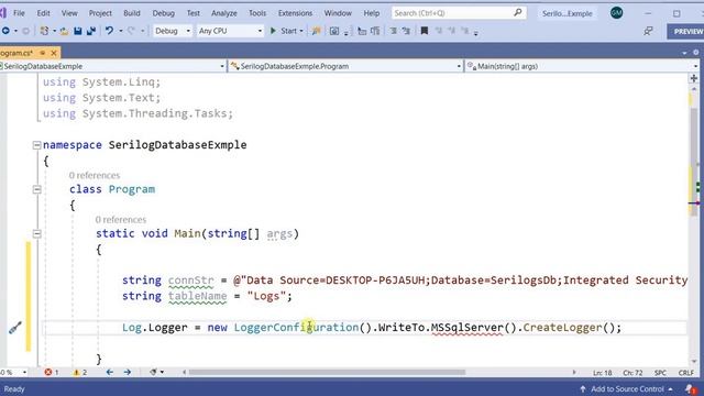 How to use Serilog with Database support in C# applications | Logging with Database смотреть онлайн