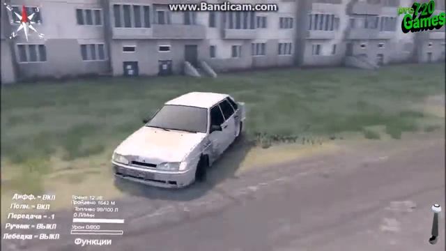 Обзор мода Ваз 2115 Spintires смотреть онлайн