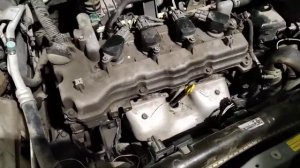 Работа двигателя NIssan Almera Classic 1.6л.