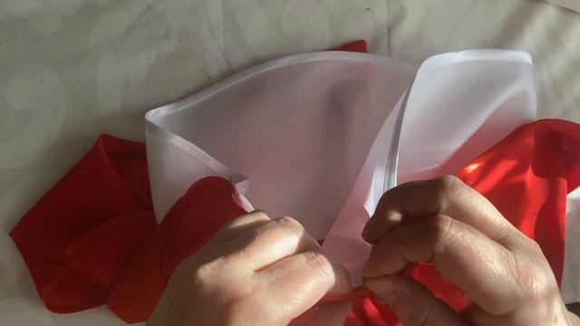 ПЛАТЬЕ С ПЫШНОЙ ЮБКОЙ ГРАДИЕНТ | ПЕРЕХОД ОТ БЕЛОГО НА КРАСНЫЙ ЦВЕТ смотреть онлайн