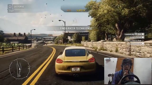 NFS Rivals first ride with my racing wheel смотреть онлайн