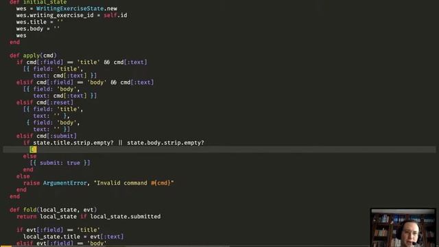 A Brief Experiment In Ruby Event Sourcing