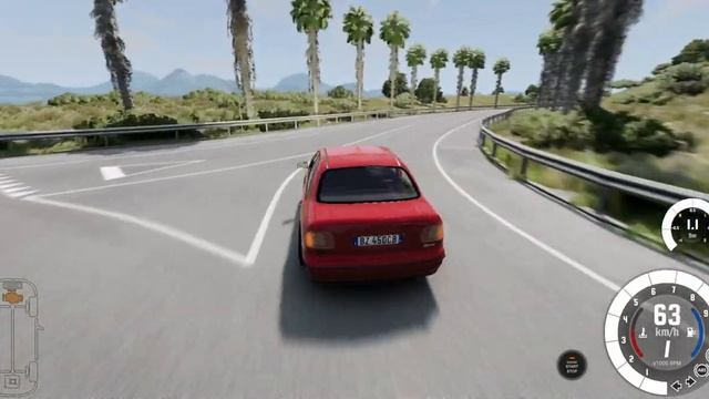 BeamNG drive FIAT MAREA 2.0 20V TURBO DRIVE смотреть онлайн