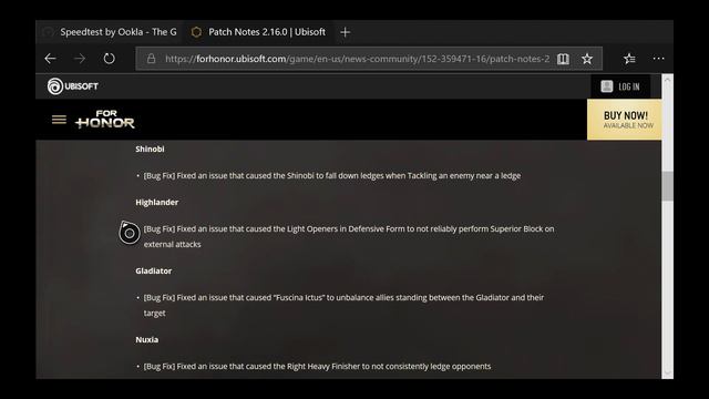 For Honor- Mid Season Patch Notes 2.16.0 смотреть онлайн