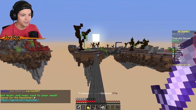 200 OBSIDIAN BED CHALLENGE!! | Minecraft BED WARS смотреть онлайн