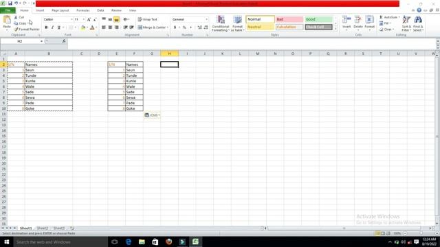Microsoft Excel - Paste Without Changing Column Width смотреть онлайн