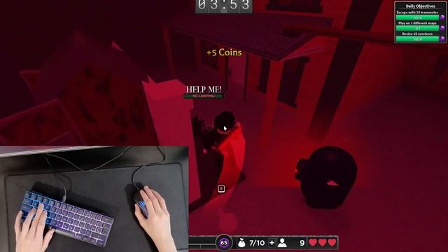 PRO HANDCAM ON ROBLOX SURVIVE THE KILLER смотреть онлайн
