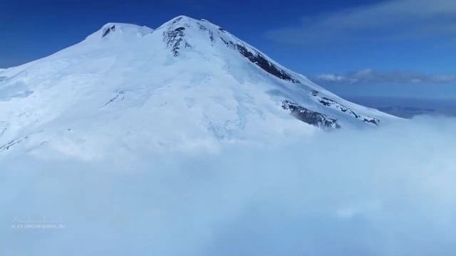 Epic Caucasus Mountains, Elbrus Region Seasons Aerial   Кавказские горы, Эльбрус с квадрокоптера On