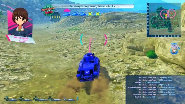 Girls Und Panzer: Dream Tank Match - Worst vs Best Challenge Match смотреть онлайн