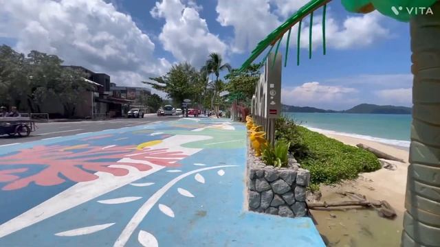 Пляж #Patong и сколько идти до пляжа от Отеля Patong Lodge hotel #vlog смотреть онлайн