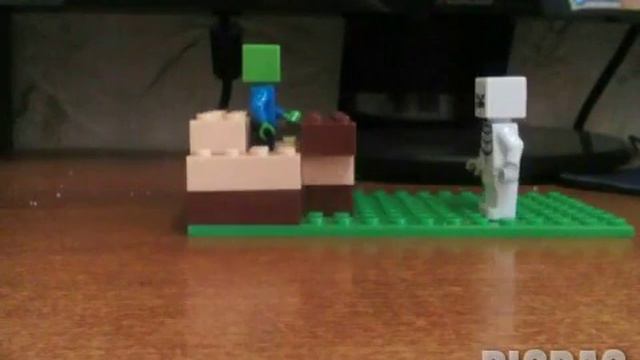 Маинкрафт говно 1.2.9.2 #picpac #lego смотреть онлайн