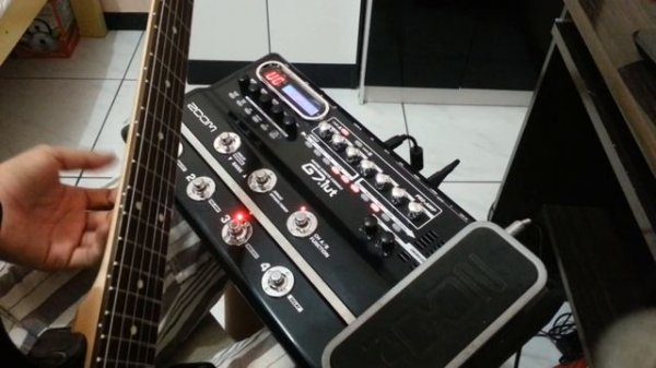 ZOOM G7.1ut- como usar- noções basicas