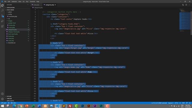 9. Food Order Website with PHP and MySQL (Connecting Frontend and Backend) смотреть онлайн