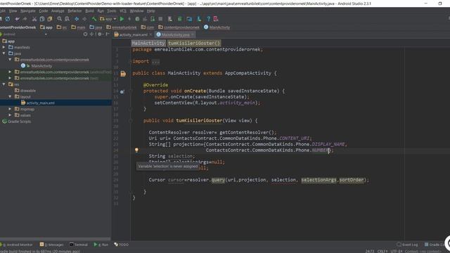 24 Content Resolver Kullanımı | Android Content Provider | Storage | Sqlite Dersleri смотреть онлайн