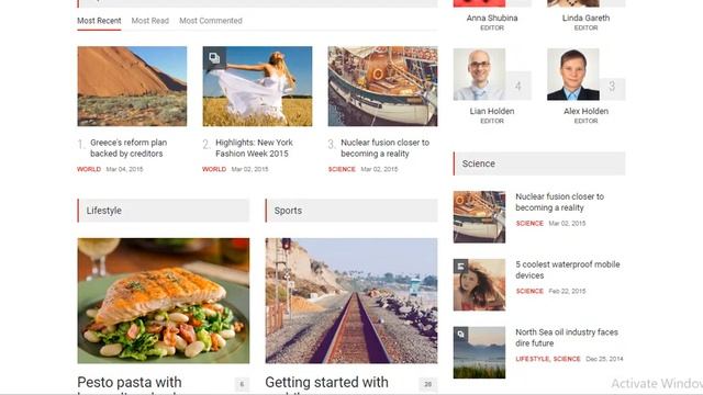 Pressroom News and Magazine WordPress Theme смотреть онлайн