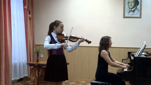 Сперанская Дарья, скрипка, Ф.Зейтц Концерт №2 D-dur