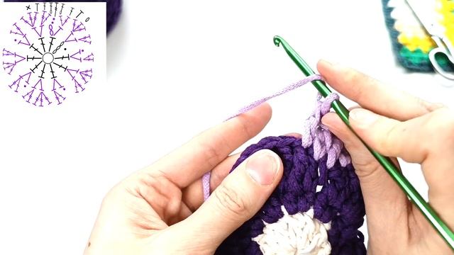 ? Вы точно еще ни разу не вязали ТАКОЙ квадрат! ⚔✨ смотреть онлайн